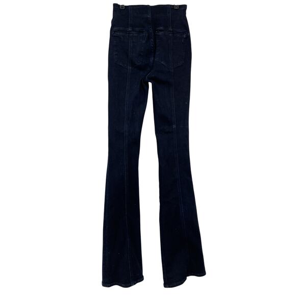Veronica Beard 'Beverly' Blue Cotton High Rise Skinny Flare Denim Jean Size 23 - Picture 3 of 5